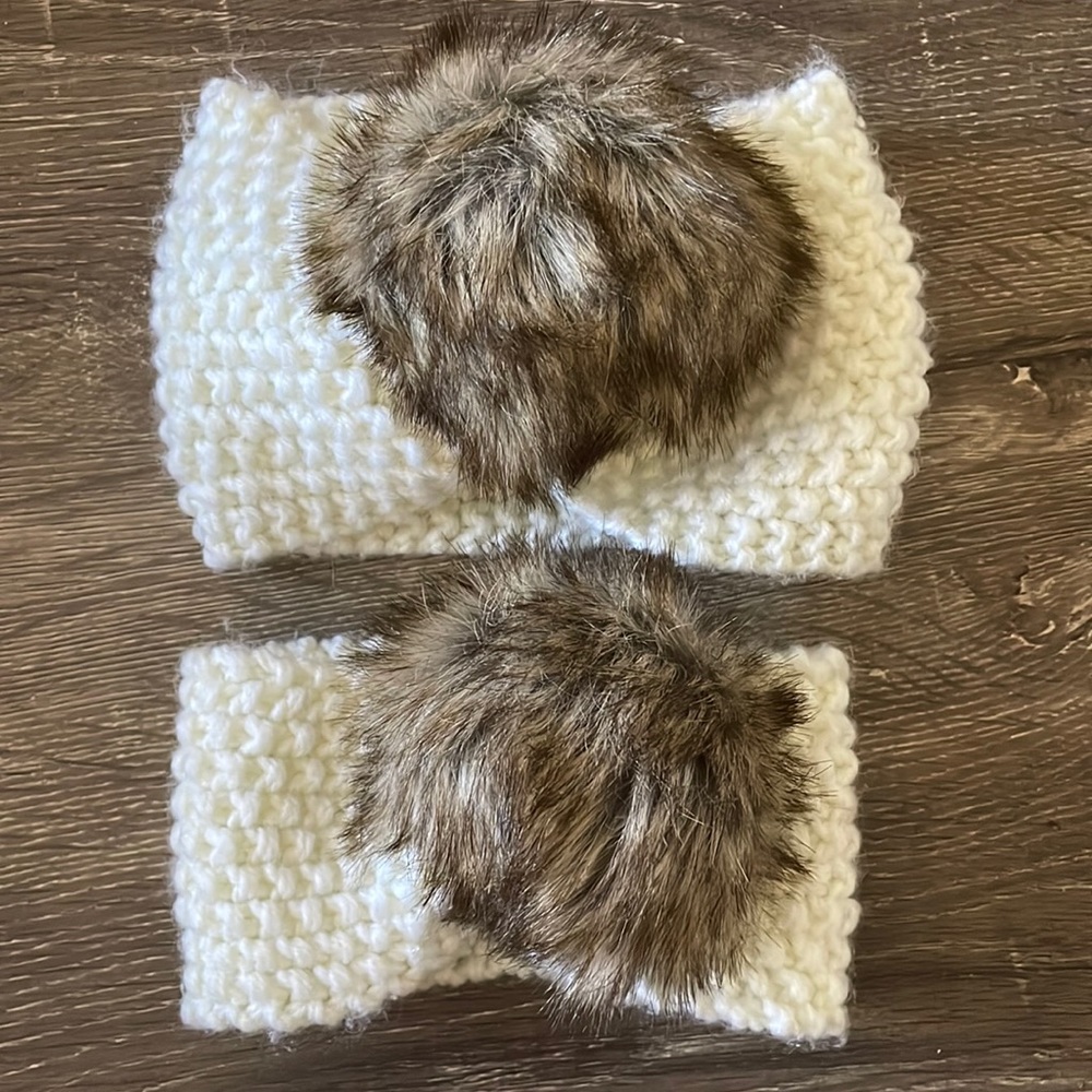Mommy & Me matching winter headbands NWOT